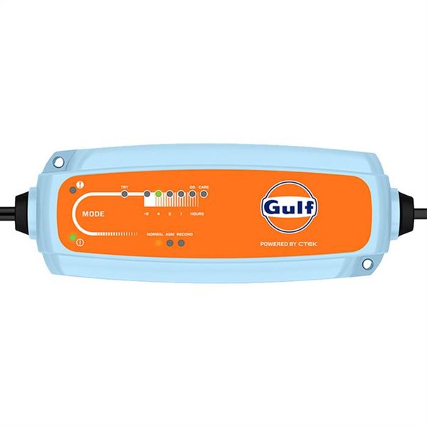 CTEK Gulf "Limited edition" CT5 \'Time-To-Go" 12 Volt/5 Ampere elektronisk lader