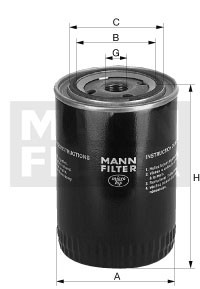 Oliefilter W936/5 Mann & Hummel