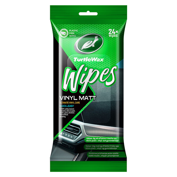 Turtle Vinyl Wipes Mat Flatpack 24 stk.