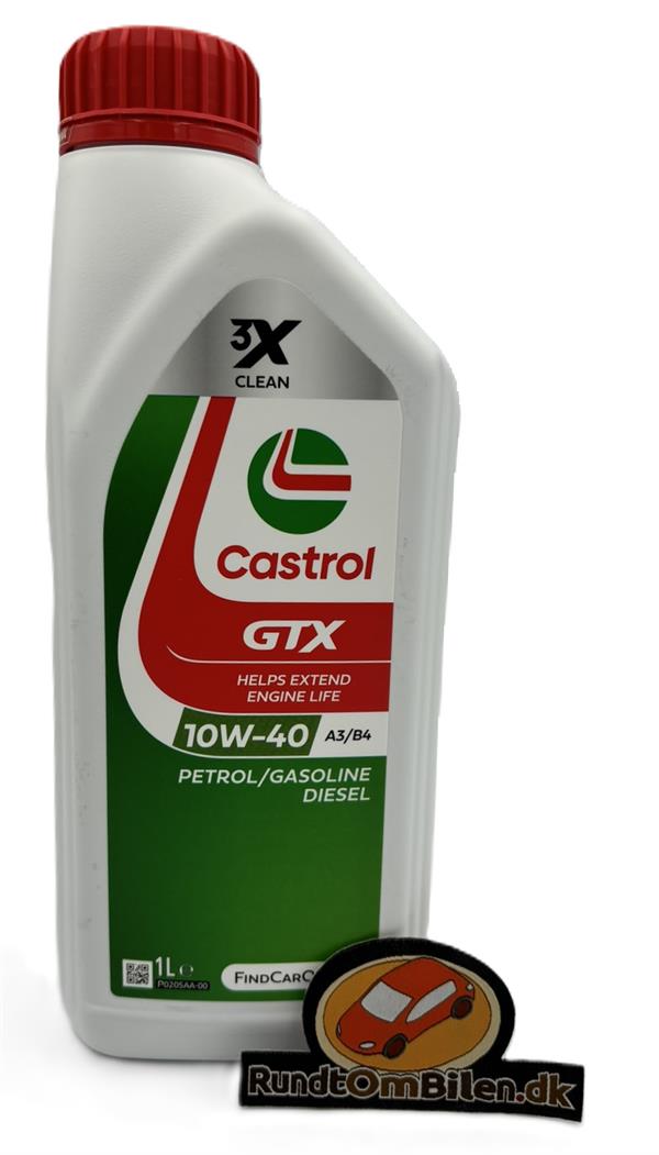 Castrol GTX 10W-40 A3/B4 (1 liter)