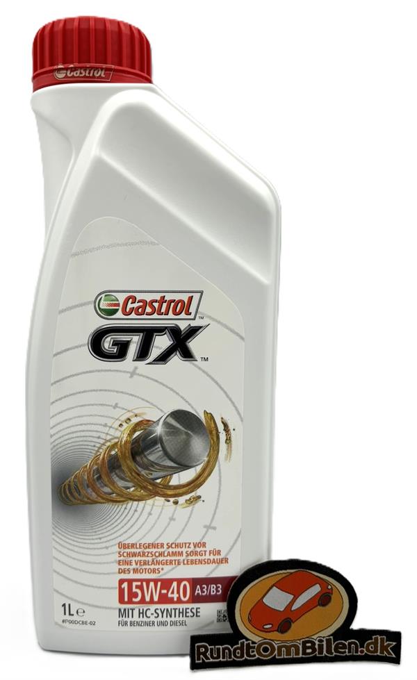 Castrol GTX 15W-40 A3/B3 (R) (1 liter)