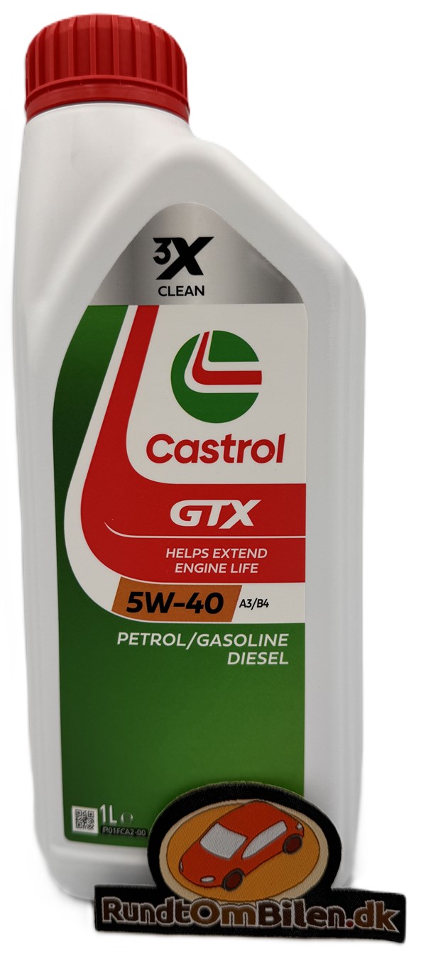 Castrol GTX 5W-40 A3/B4 (1 liter)