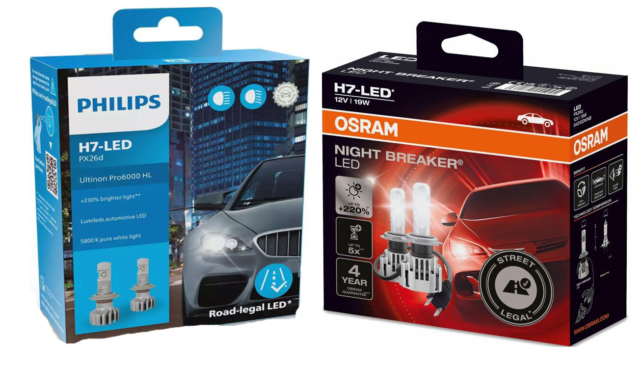 LED, ECE, Godkendt LED, eftermontering, Philips, Osram, LED pærer