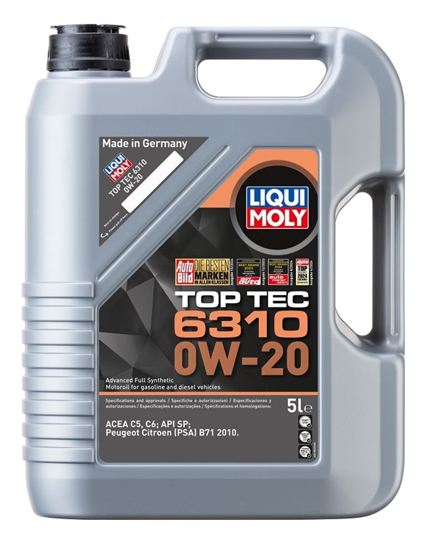 Liqui Moly Top Tec 6310 - 0W-20 (5 liter)