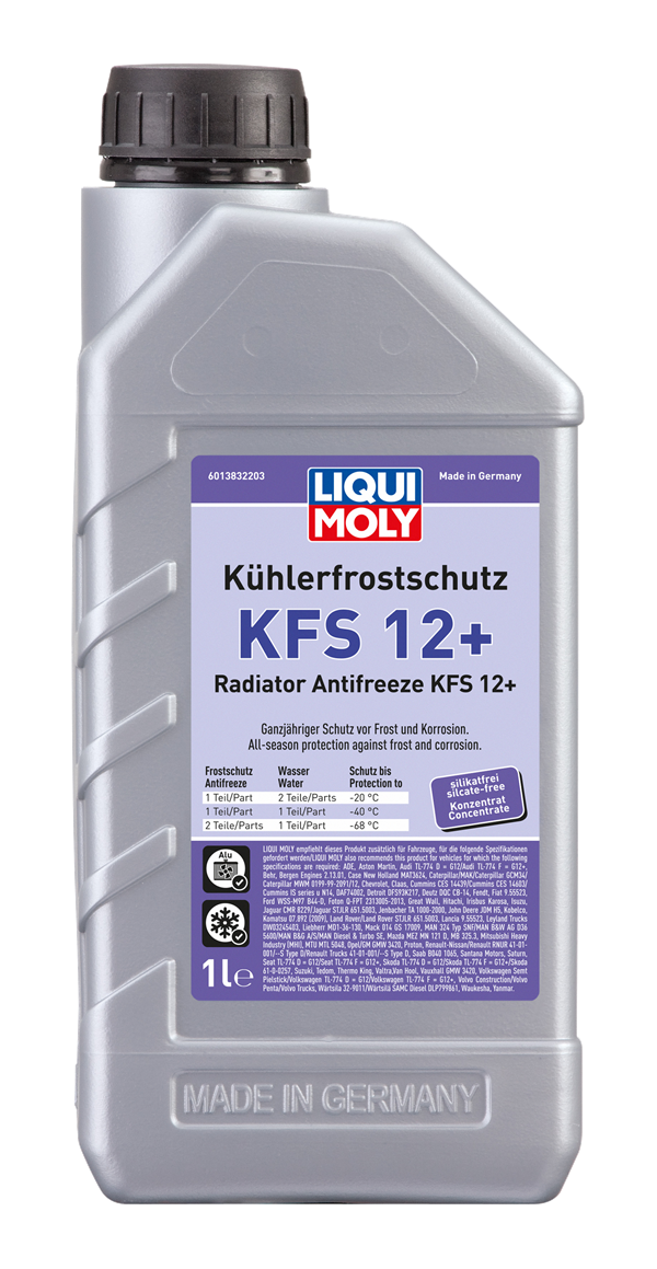 Liqui Moly kølervæske/frostvæske KFS12+ (rød) (1 liter)