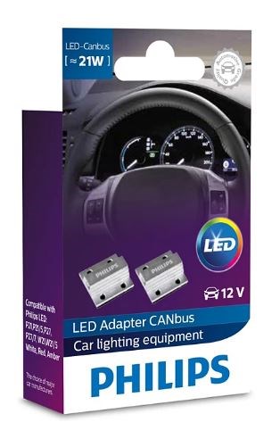 Philips CANBUS adaptor for LED Pærer (21W) (2 stk.) 